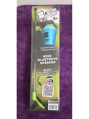 Mini Bluetooth Speaker Green Day Punk Bunny Slurpee Straw 7-11 Stocking Stuffer